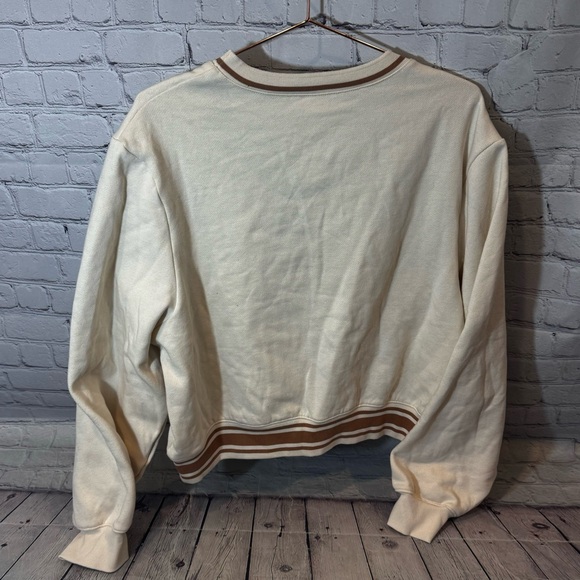 Victoria’s Secret PINK Crop Cream Knit Cardigan - Picture 3 of 3